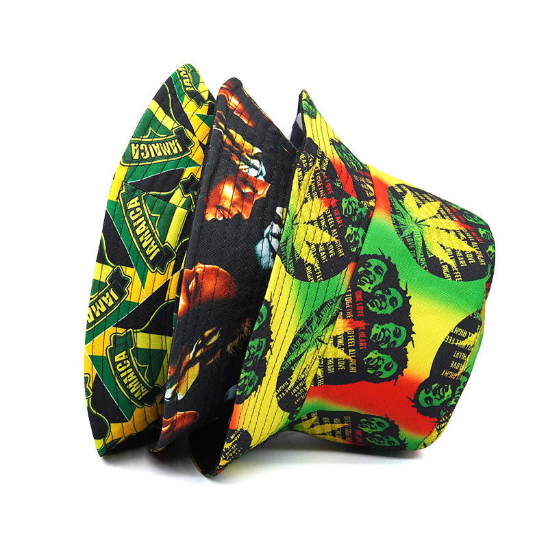 Wholesale Polyester Portrait Pattern Bucket Hat